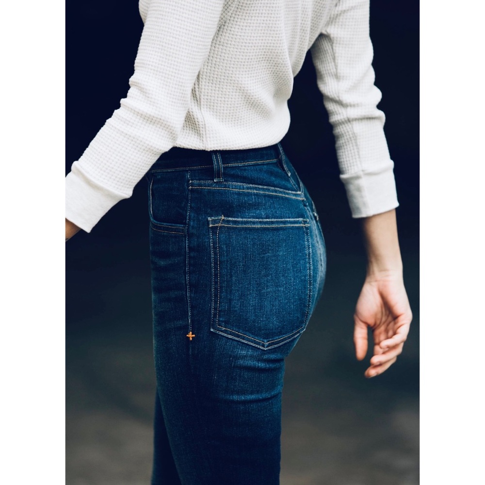 Imogene + Willie 23 x 32 Elizabeth Dark Wash High Rise Jean Skinny Stretch NEW